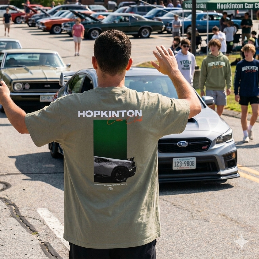 HOPKINTON Car Club Logo Shirt