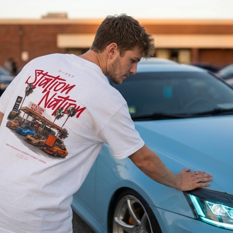 STATION NATION Gas Station Graphic Shirt