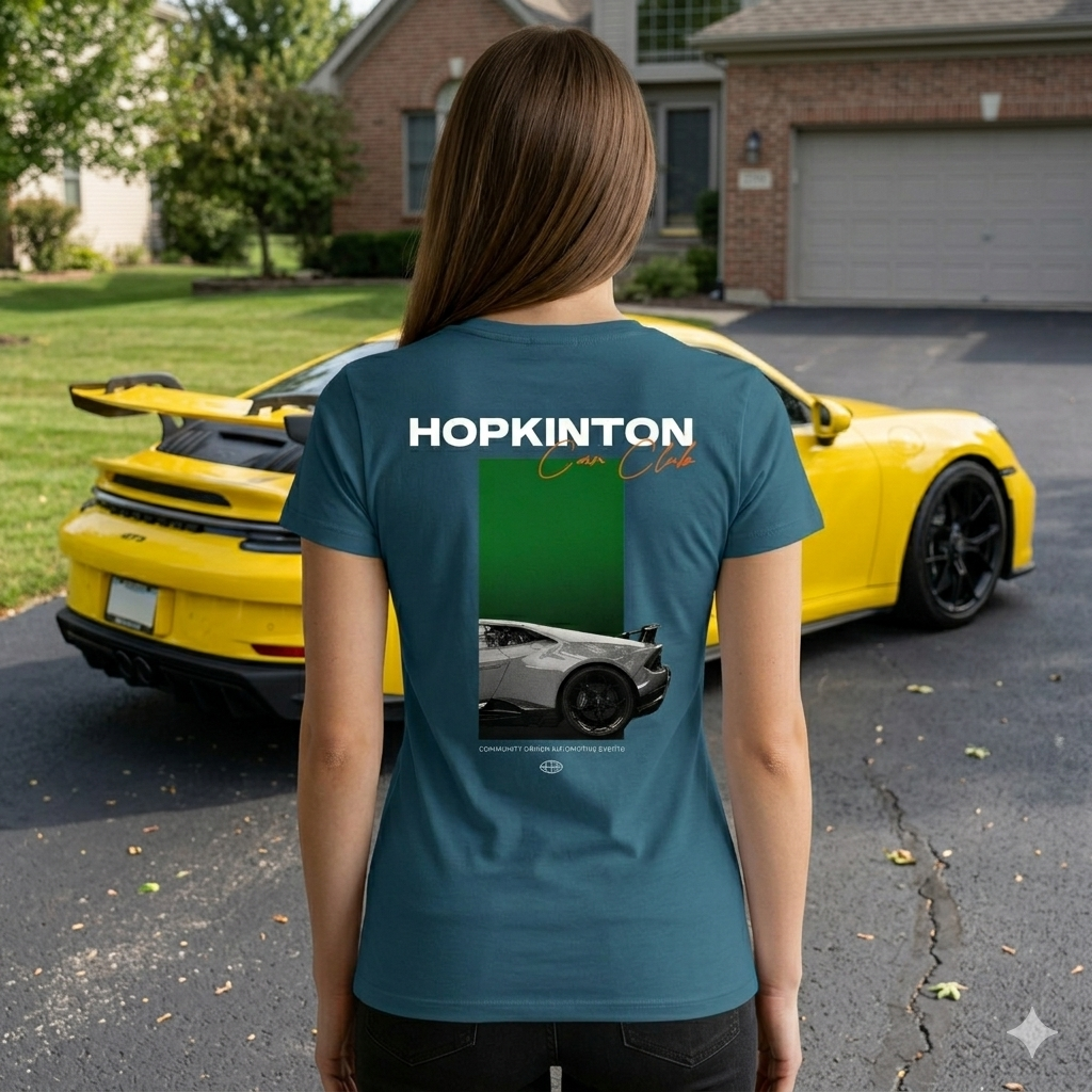 HOPKINTON Car Club Logo Shirt - Women's