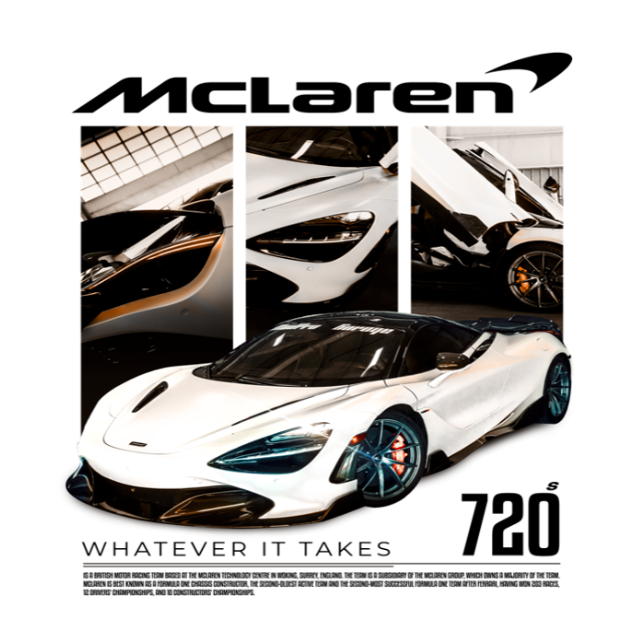 ModPro McLaren 720S Graphic Shirt - Black Print