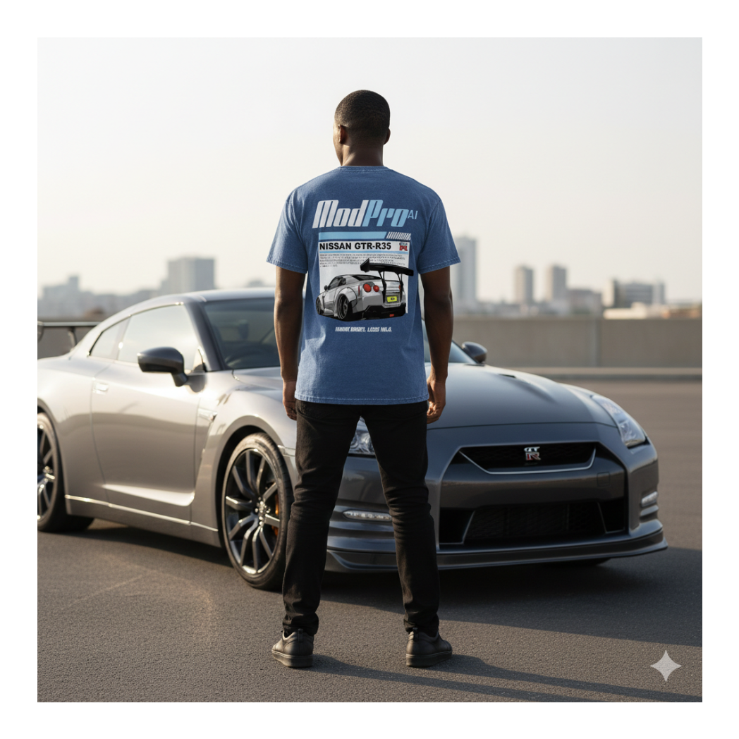 ModPro Washed Nissan GTR-R35 Shirt