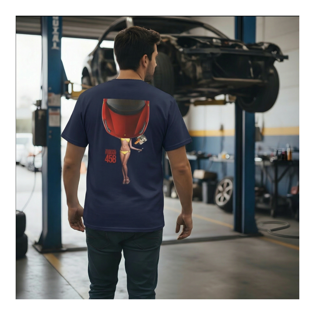 ModPro Pin Up Car Art Shirt