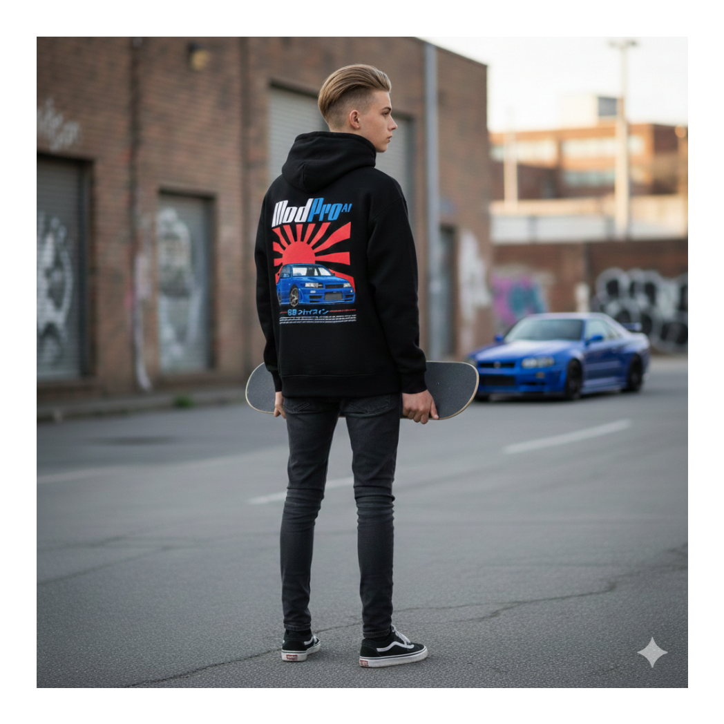 ModPro Rising Sun Graphic Hoodie