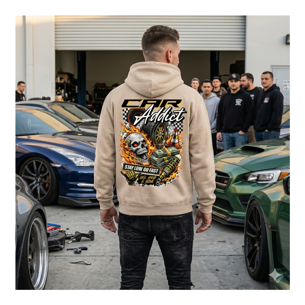 ModPro 'Stay Low Go Fast' Skull Racing Hoodie