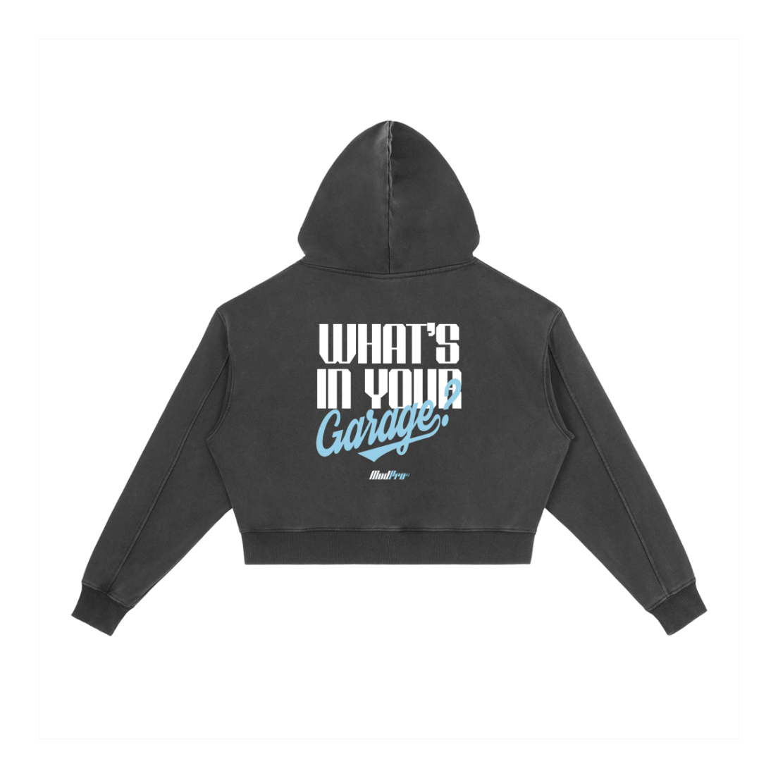 Women's Washed "What's In Your Garage?" Hoodie