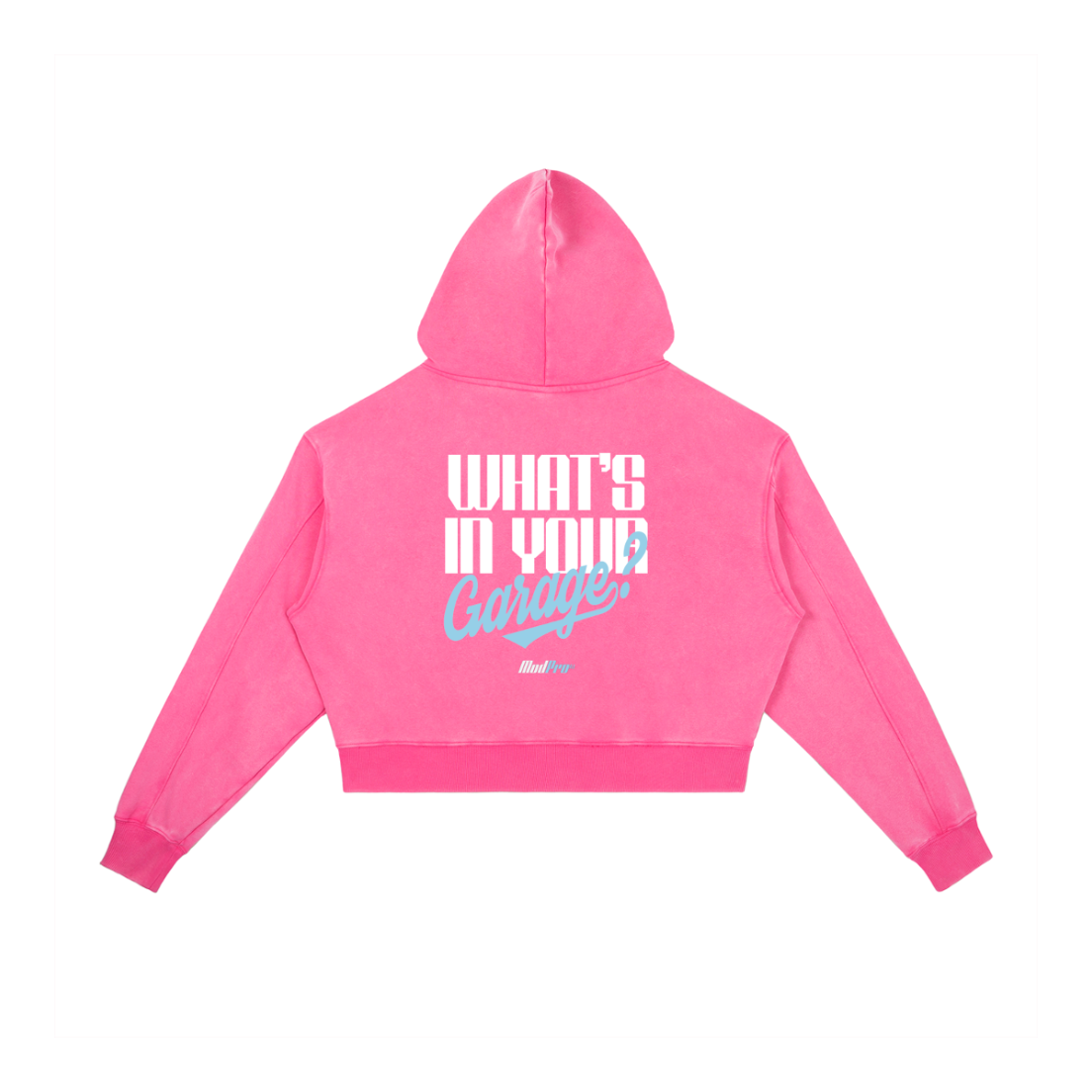 Women's Washed "What's In Your Garage?" Hoodie