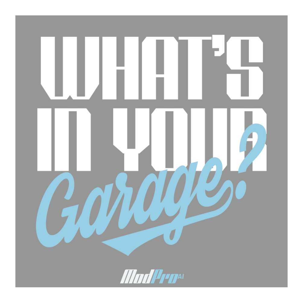 ModPro Washed “What’s In Your Garage?” Retro Graphic Shirt