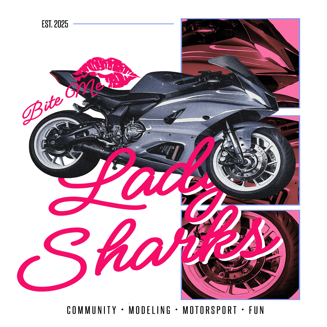 LADY SHARKS Let It Ride Scoop Neck Shirt - Women's