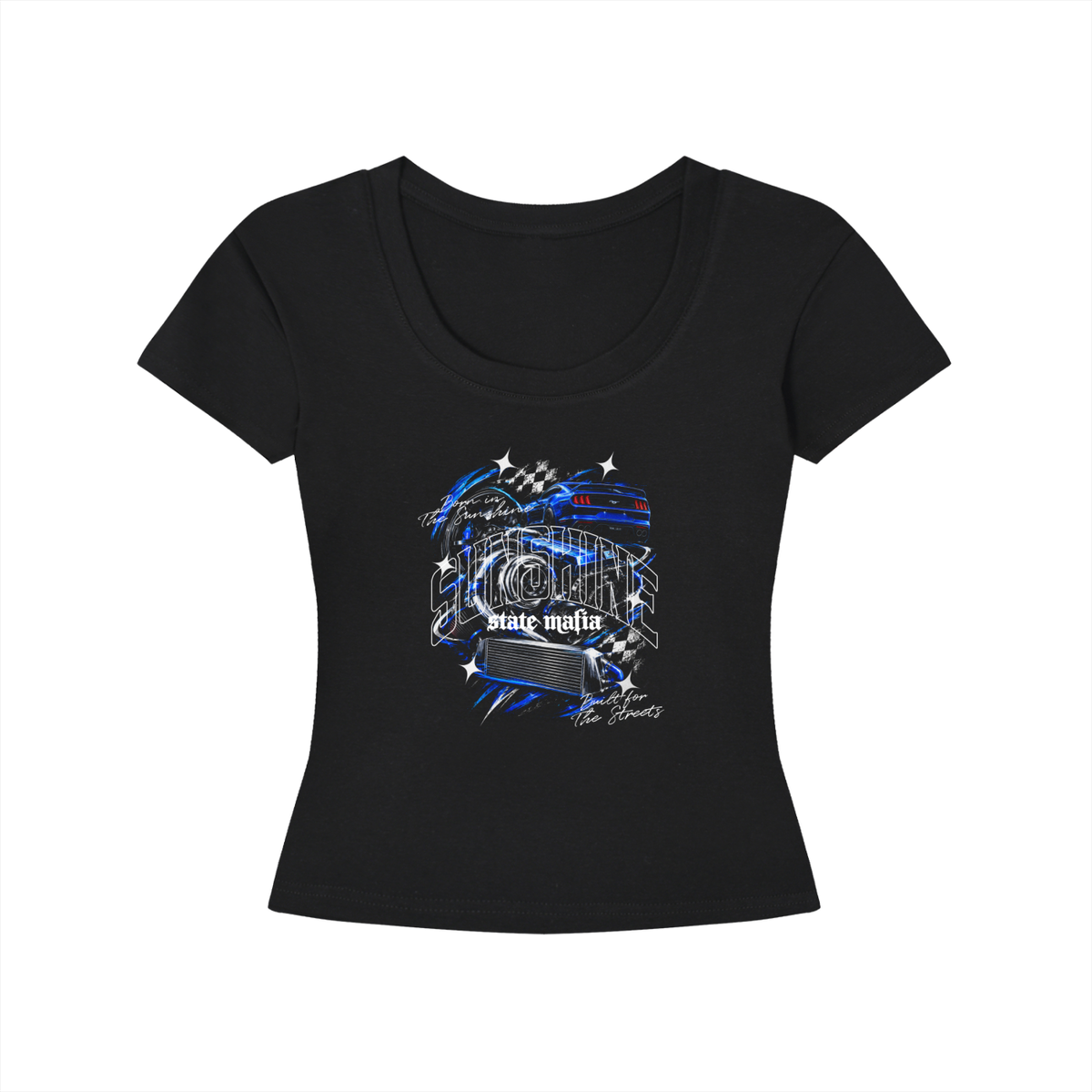 SUNSHINE STATE MAFIA Built for the Streets Scoop Neck Shirt - Women's