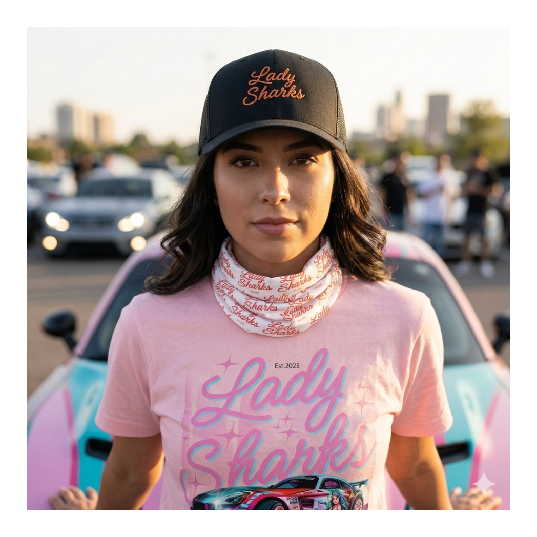 LADY SHARKS Logo Trucker Hat